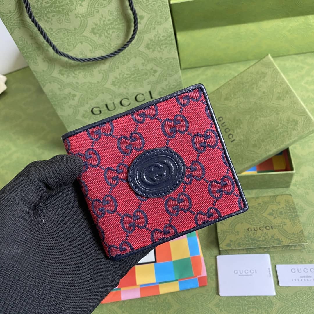 Best Replica Gucci Multicolor Billfold Wallet Replica 661098 - Colareps