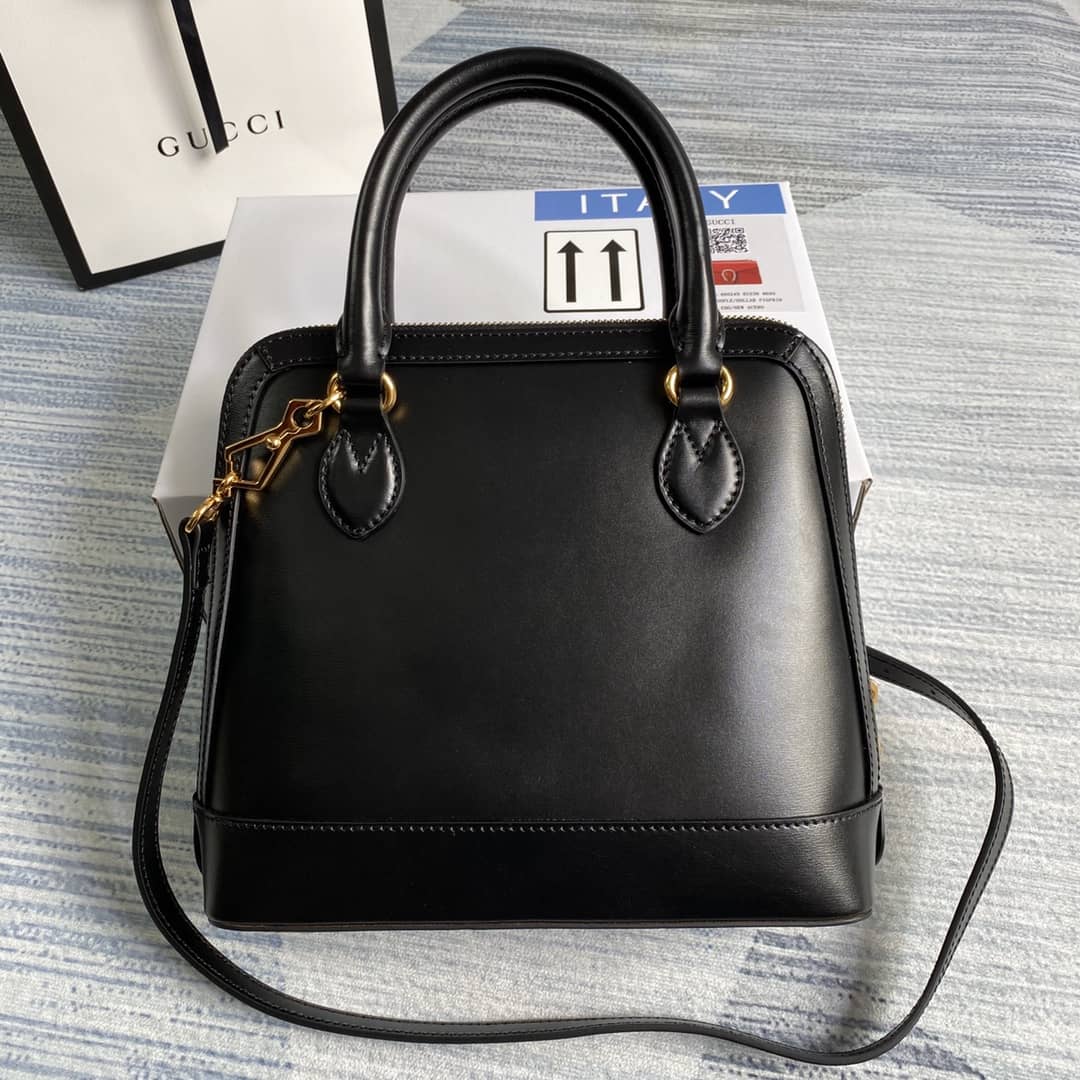 Best Replica Gucci 1955 Horsebit Polkadot Handle Bag Replica 621220 - Colareps