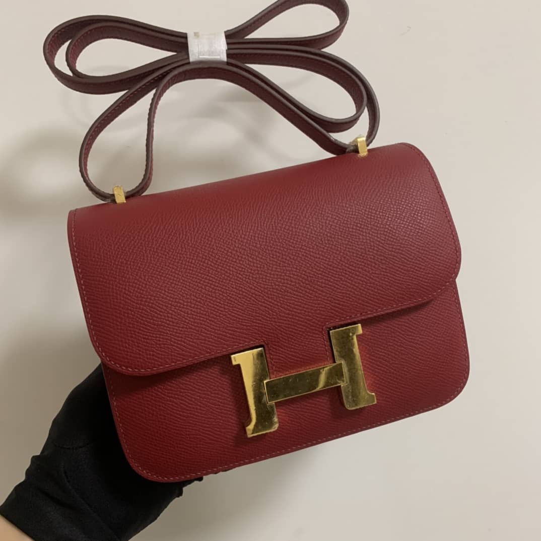Best Replica Hermes Replica Constance Bag 18CM Epsom Leather - Colareps