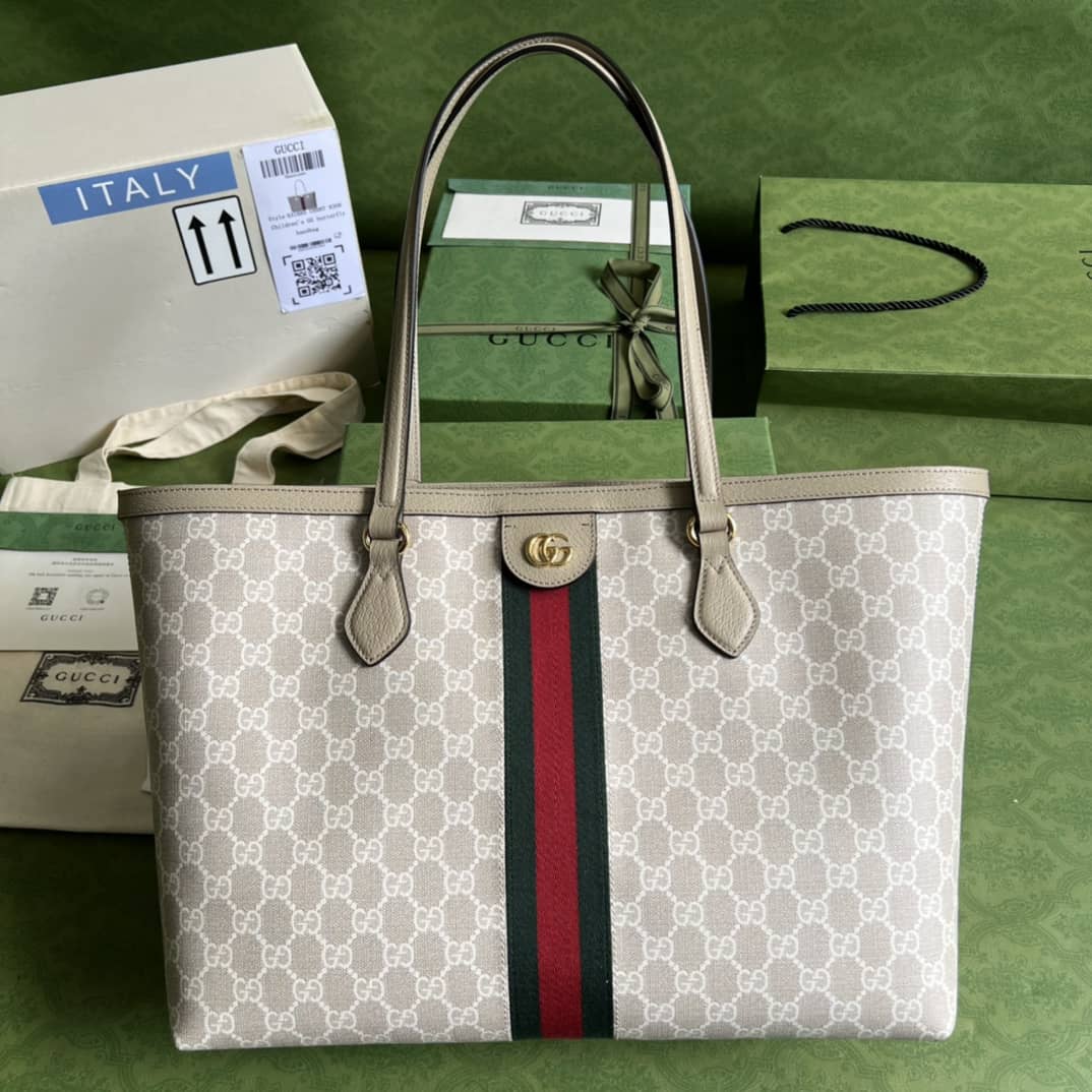 Best Replica Gucci Medium Ophidia Canvas Tote 631685 Replica - Colareps