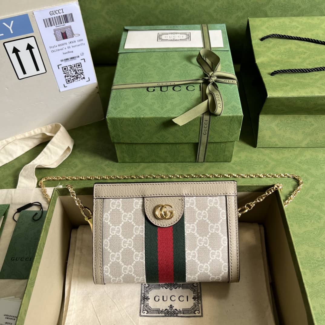 Best Replica Gucci Ophidia Mini GG Supreme 602676 Replica Crossbody Bag - Colareps