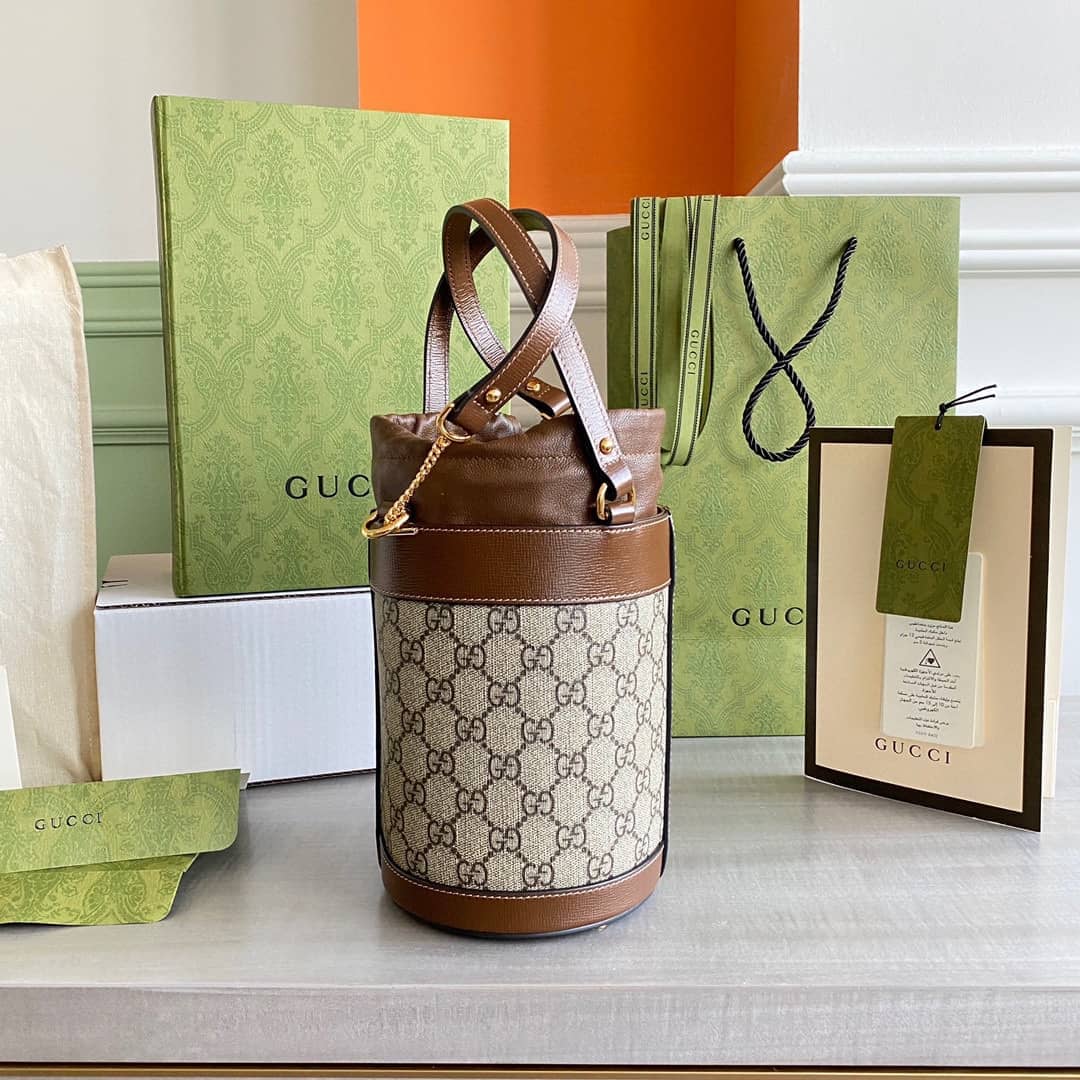 Best Replica Gucci Horsebit 1955 Small 637115 Replica Bucket Bag - Colareps