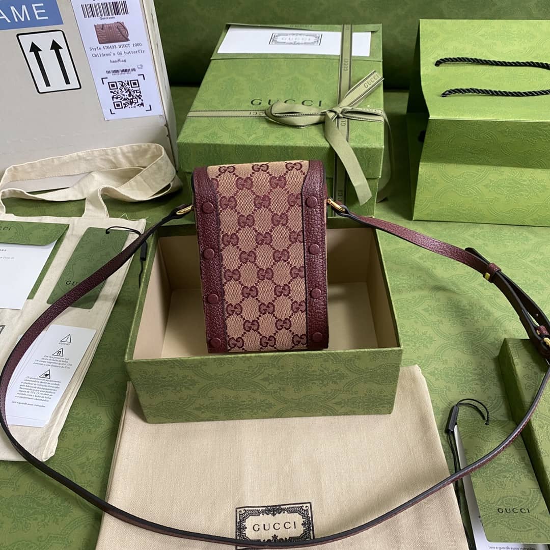 Best Replica Gucci 1955 Horsebit Mini Phone Bag Replica 625615 - Colareps