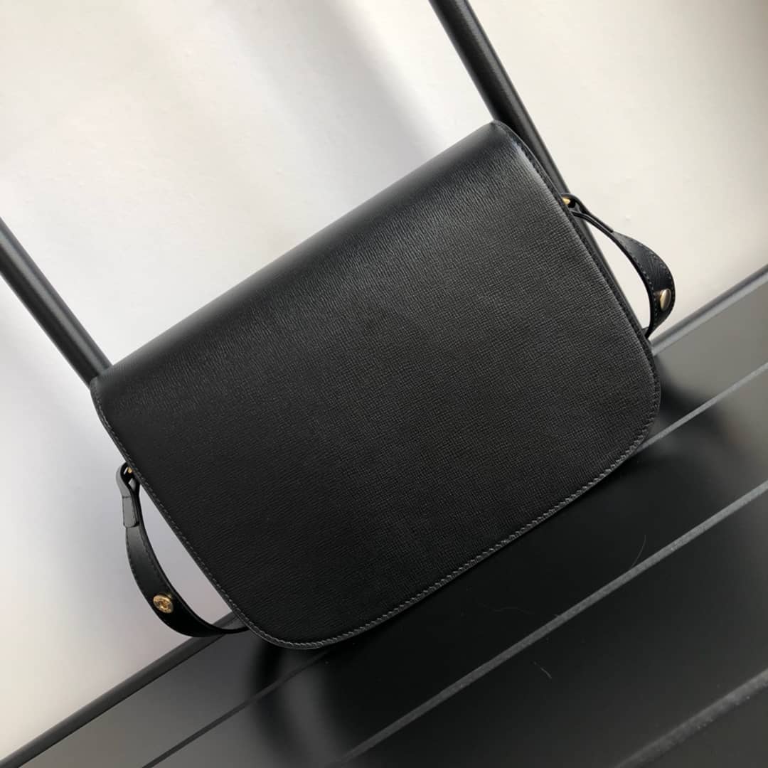 Best Replica Gucci Horsebit 1955 Shoulder Bag Replica Black 602204 - Colareps