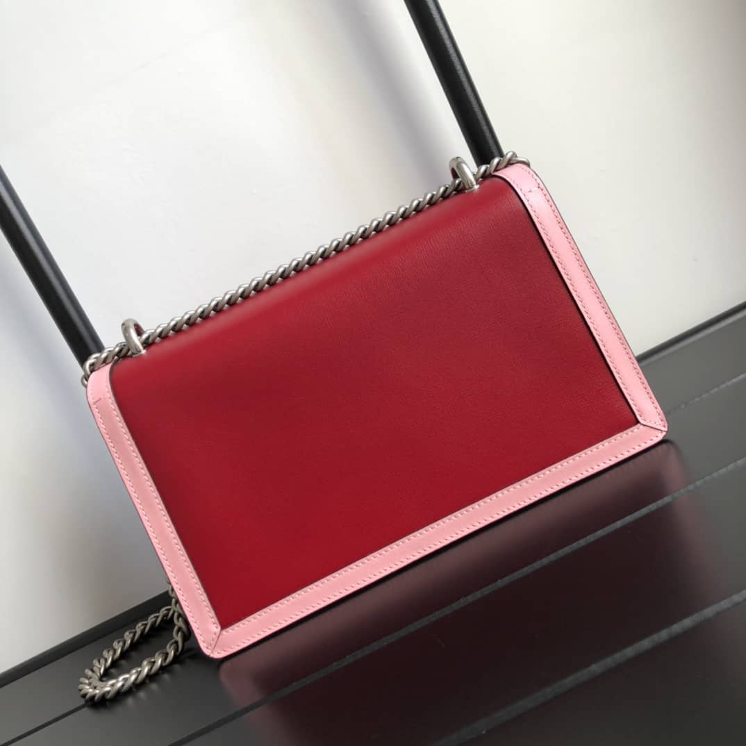 Best Replica Gucci GG Supreme Dionysus Chain Shoulder Bag Replica Red 400249 - Colareps