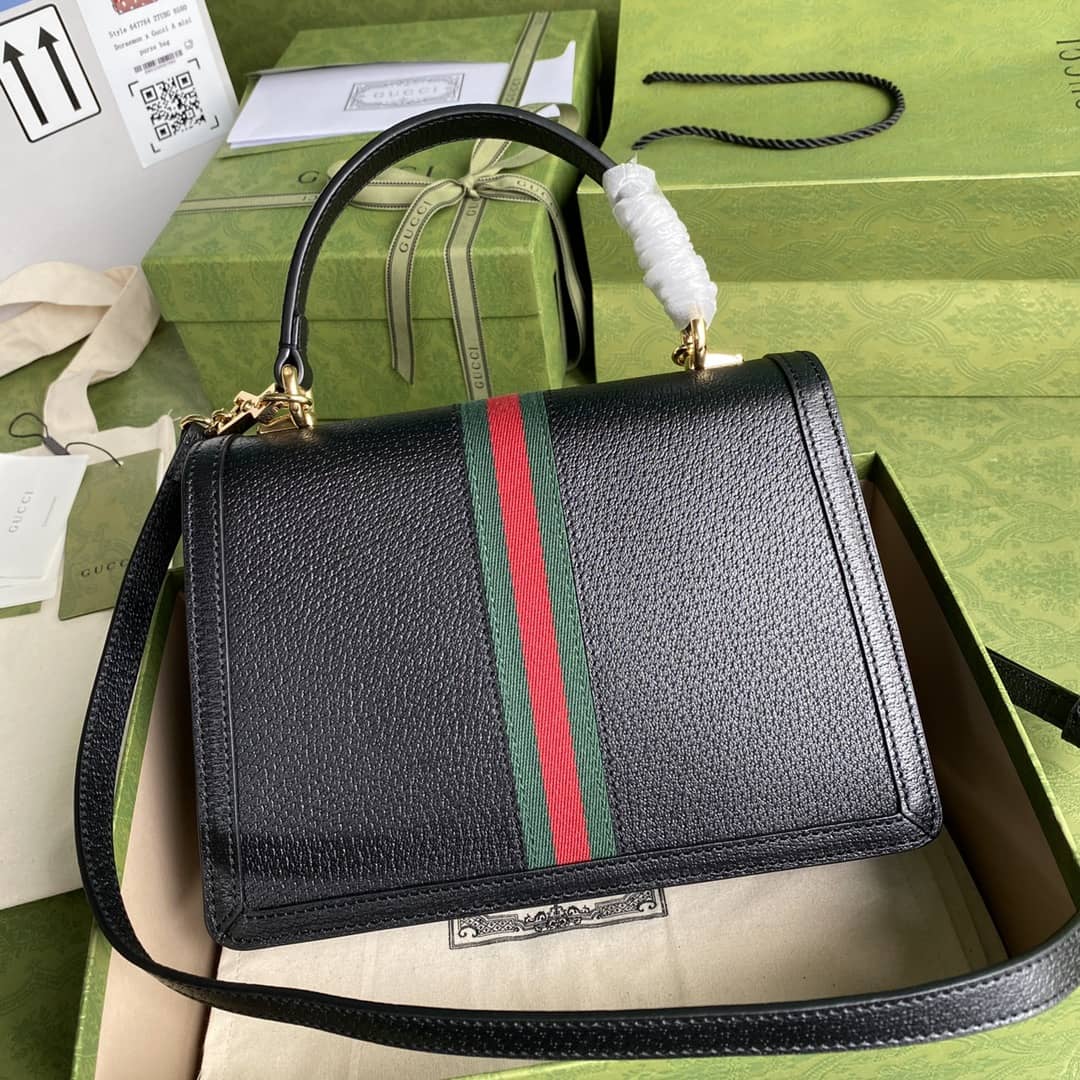 Best Replica Gucci Ophidia Web Small Top Handle Bag Replica 651055 - Colareps