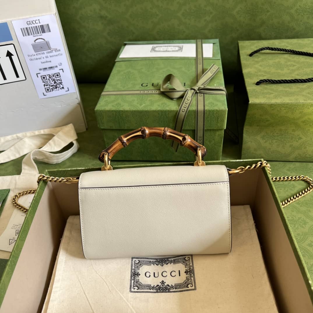 Best Replica Gucci GG Small Top Handle Tote Bag With Bamboo 675794 Replica - Colareps