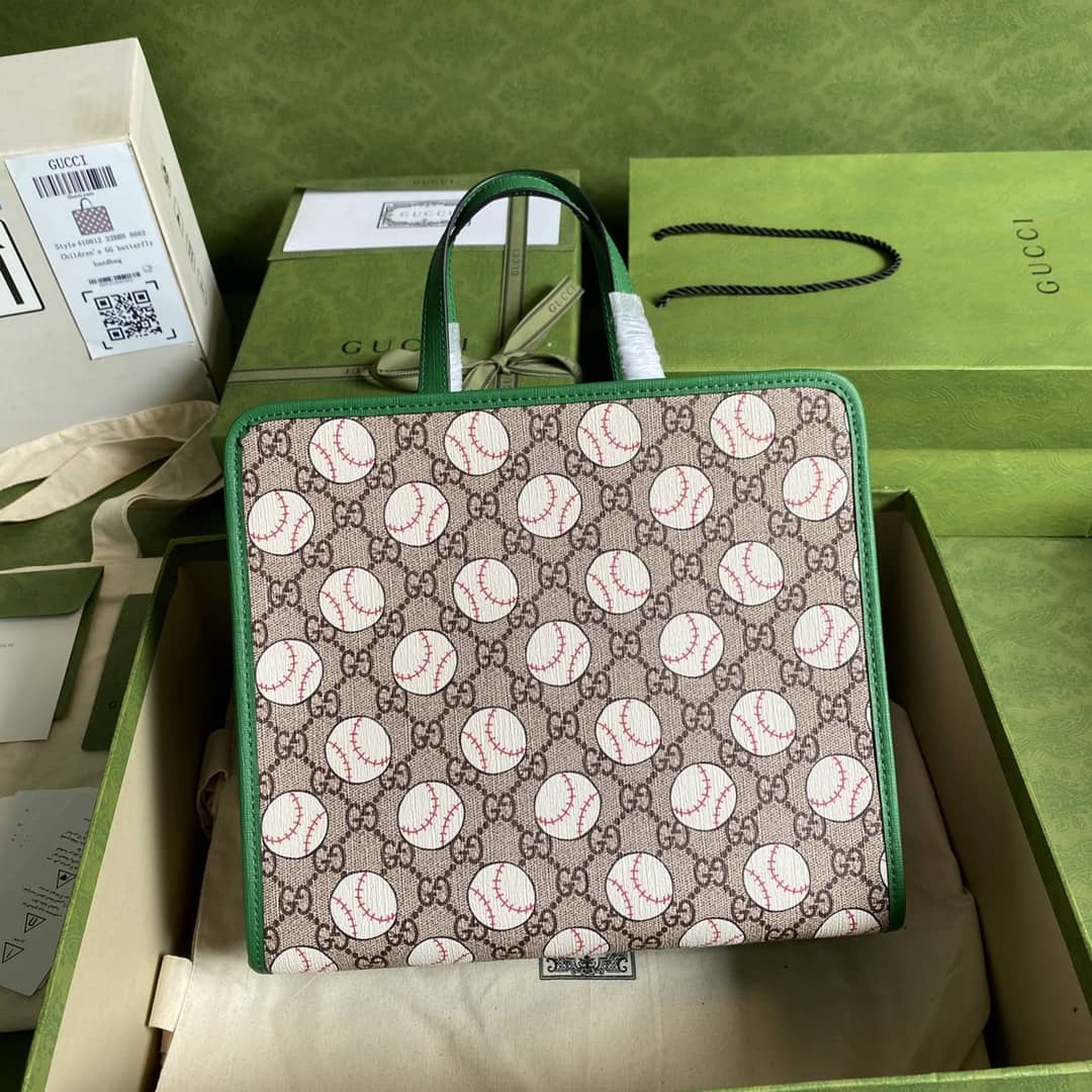 Best Replica Gucci GG Printed Multicolor Kids Girl Tote Replica 605614 - Colareps