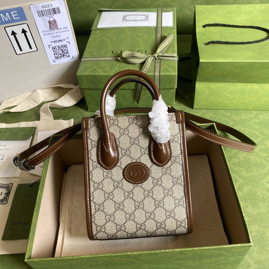 Best Replica Gucci Interlocking G Mini Tote Replica 671623 - Colareps