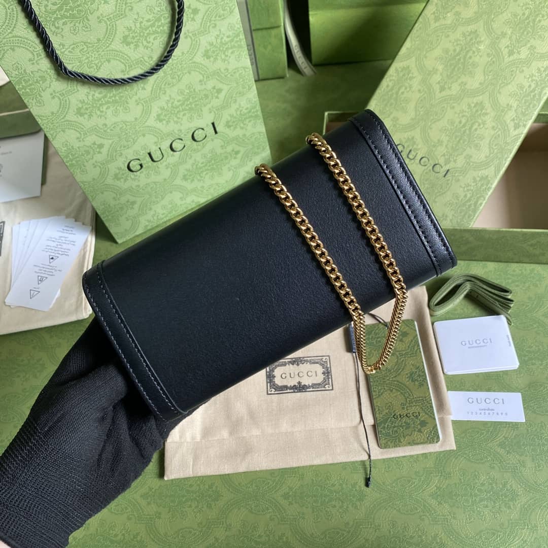 Best Replica Gucci Diana Bamboo Chain Wallet Replica 658243 - Colareps