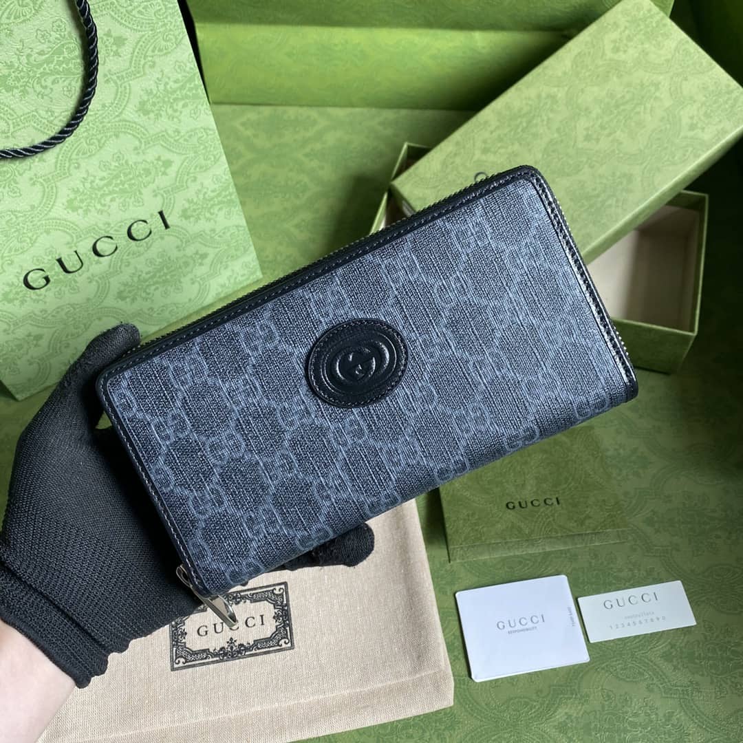 Best Replica Gucci Interlocking G Zip Around Wallet Replica 673003 - Colareps