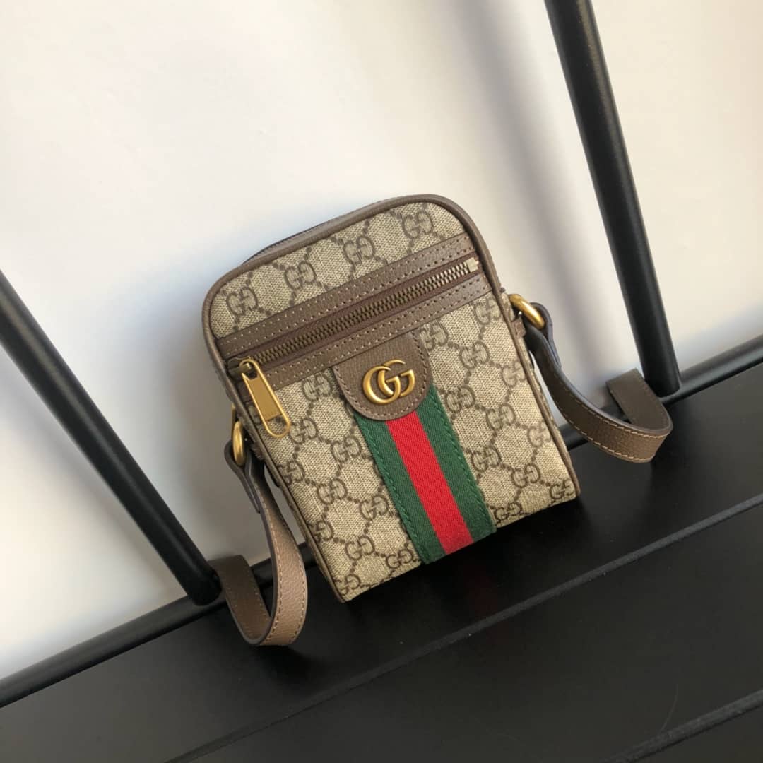 Best Replica Gucci Ophidia Small GG Canvas Messenger Bag Replica 547926 - Colareps