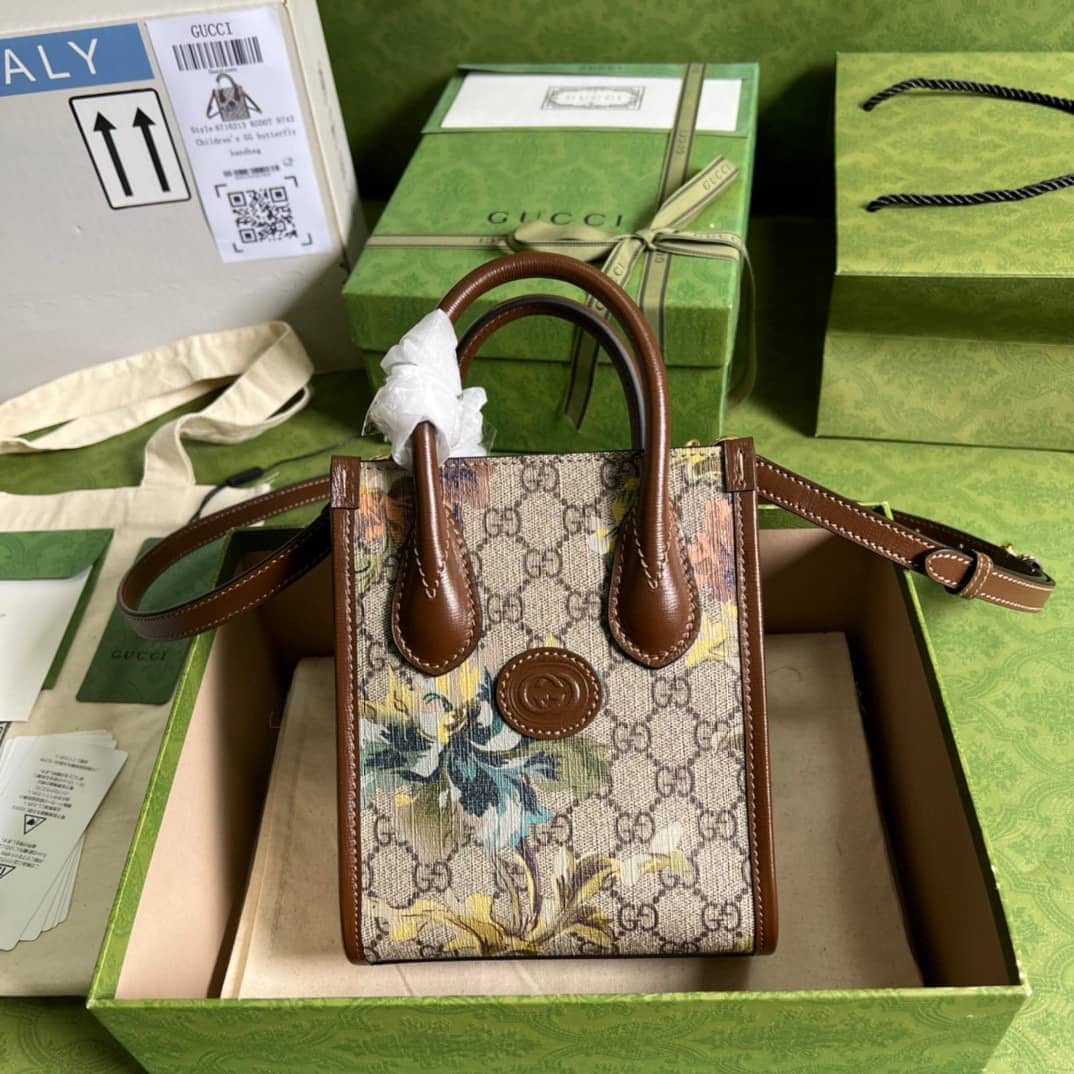 Best Replica Gucci Mini Tote With Interlocking 671623 Replica Bag - Colareps