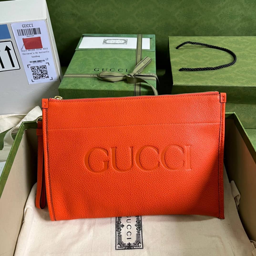 Best Replica Gucci Calfskin Matelasse Small GG Marmont Chain 681200 Replica Clutch - Colareps