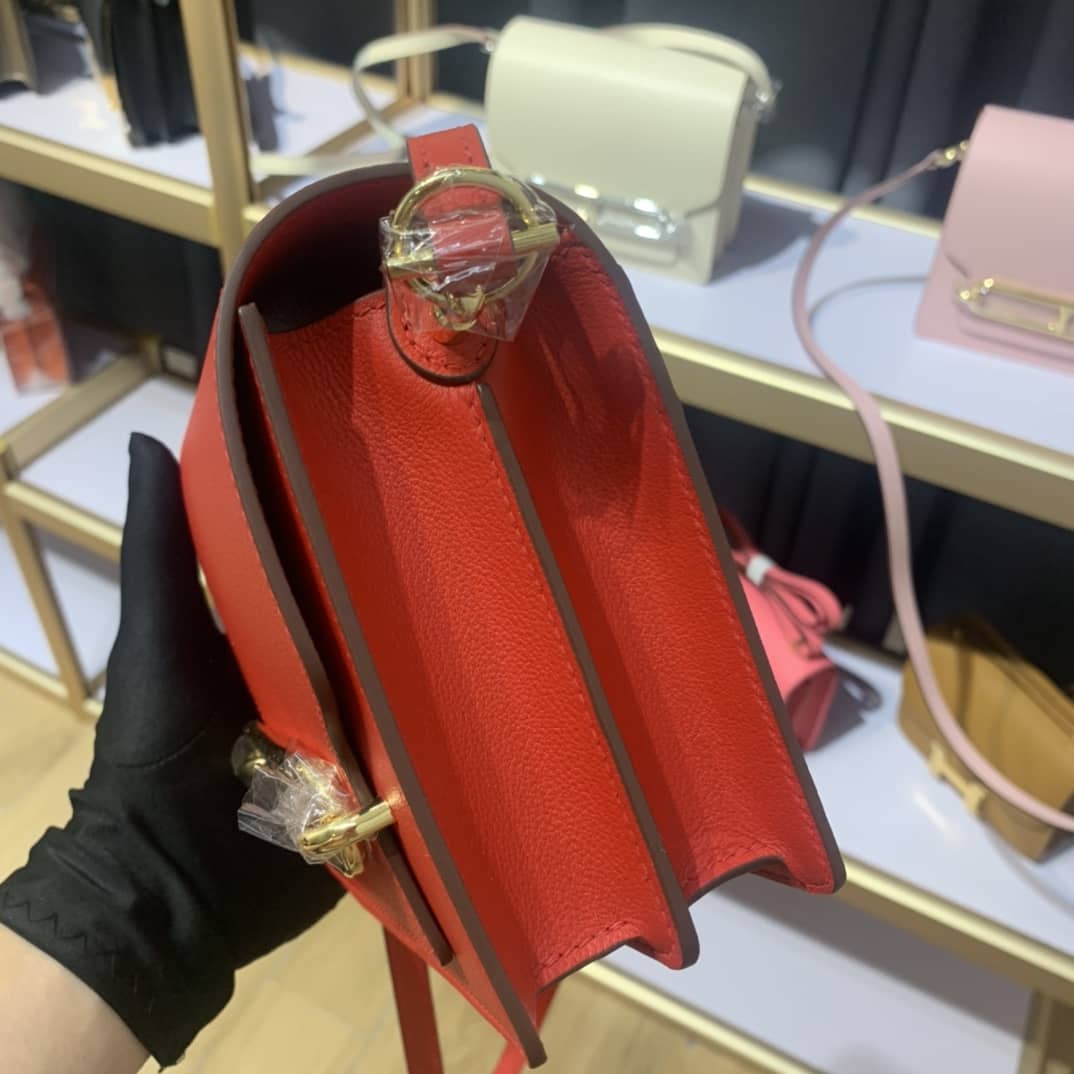 Best Replica Hermes Roulis Mini Sac Evercolor Calfskin Leather Crossbody Bag - Colareps