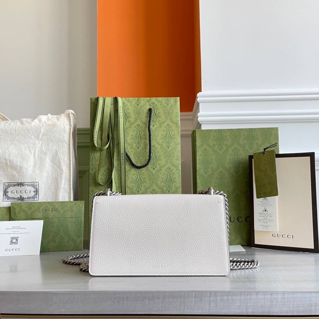 Best Replica Gucci GG Dionysus Small Shoulder Bag Replica White 499623 - Colareps