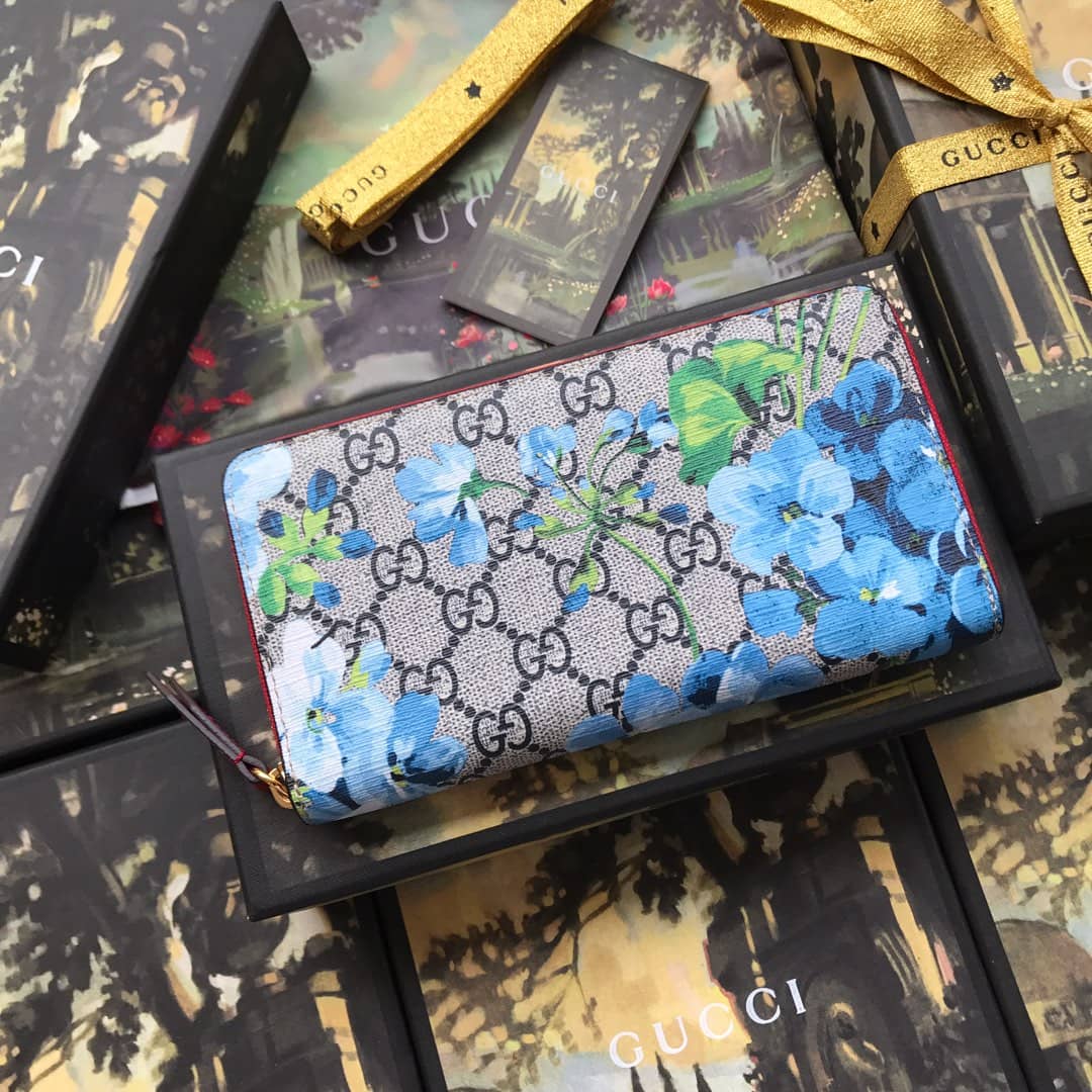 Best Replica Gucci Bloom Dupes Full Zipper Wallet 404071 - Colareps