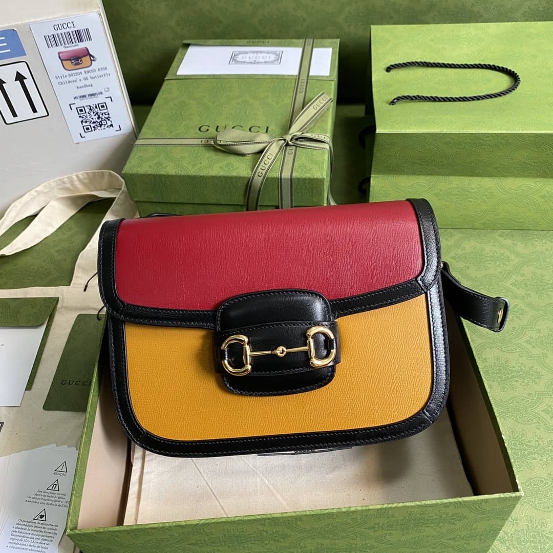 Best Replica Gucci 1955 Horsebit Supreme Shoulder Bag Replica 602204 - Colareps