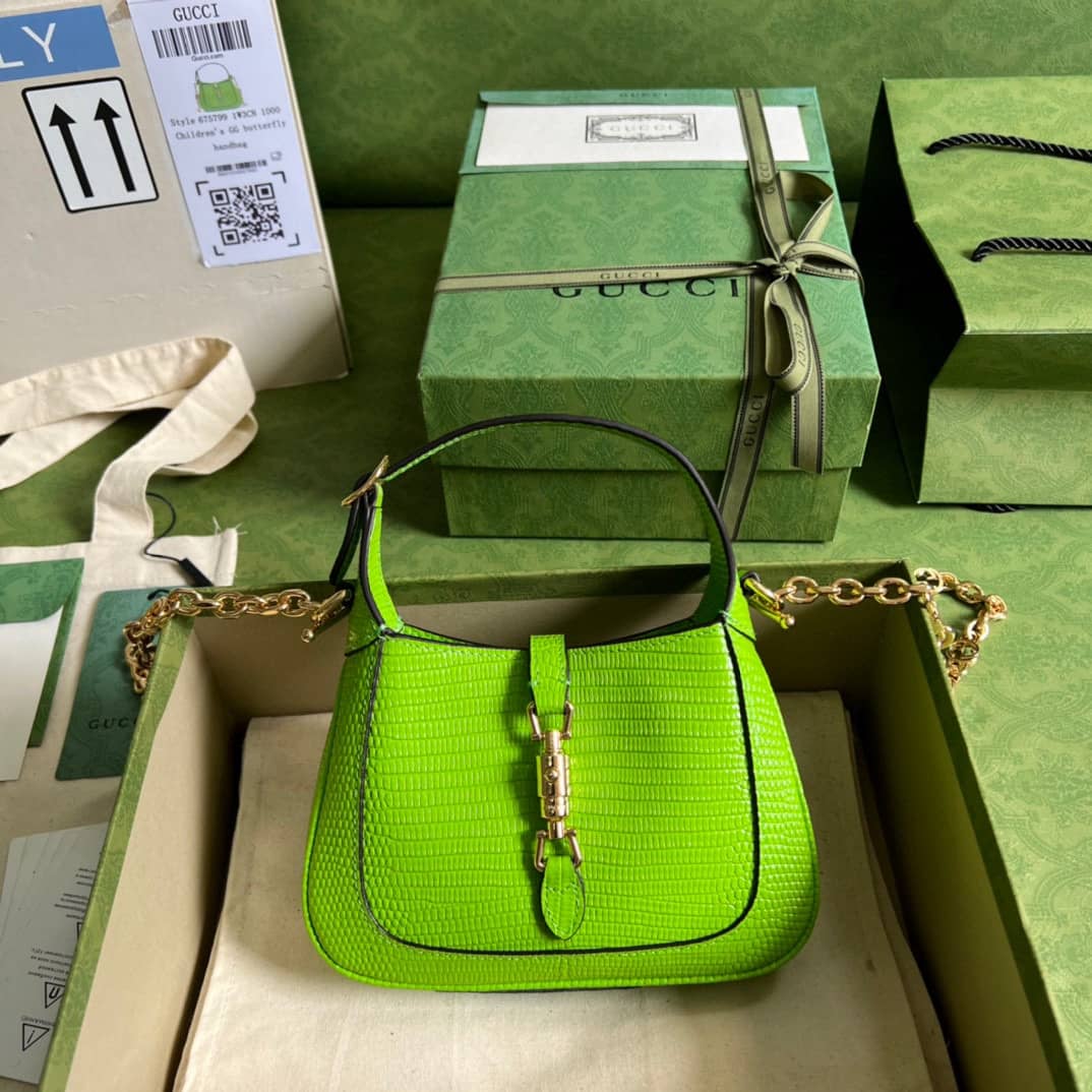 Best Replica Gucci Jackie 1961 Mini Shoulder Bag Green 675799 Replica - Colareps