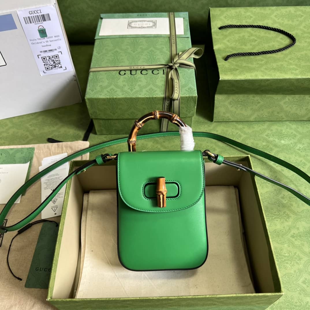 Best Replica Gucci Bamboo Mini Crossbody Handbag 702106 Replica - Colareps