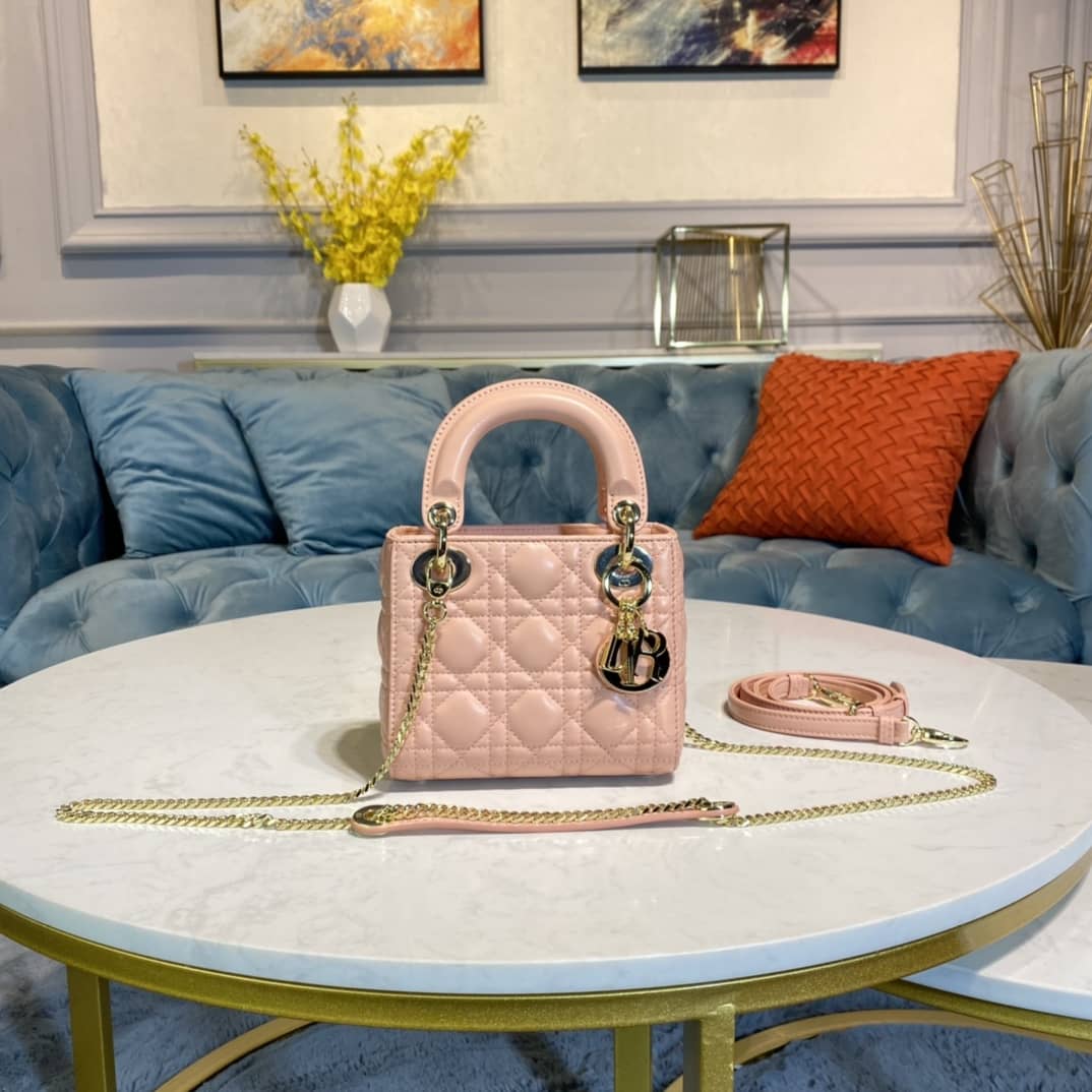Best Replica Christian Dior Lady Dior 17CM Replica Bag - Colareps