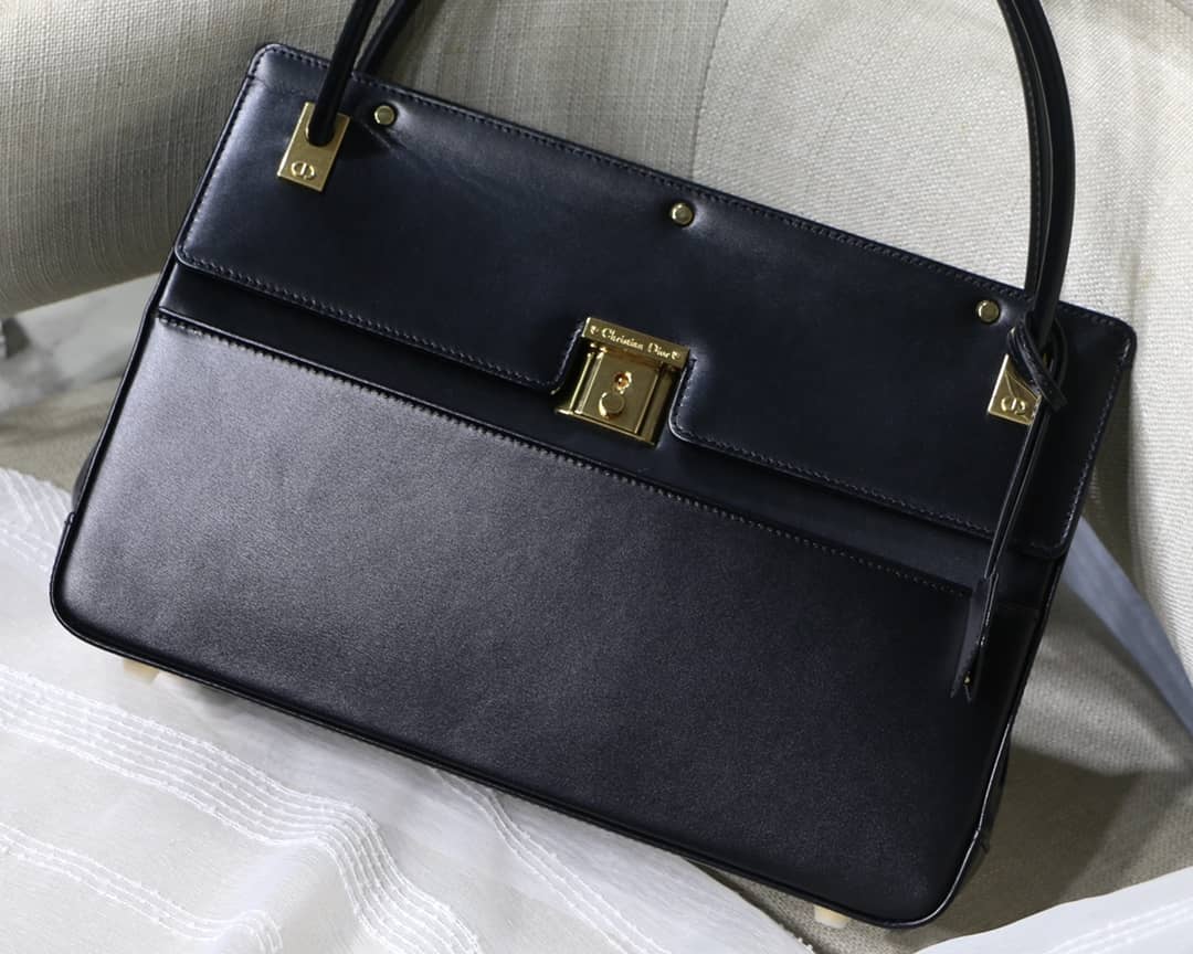 Best Replica Dior Latte Smooth Calfskin Parisienne Bag - Colareps