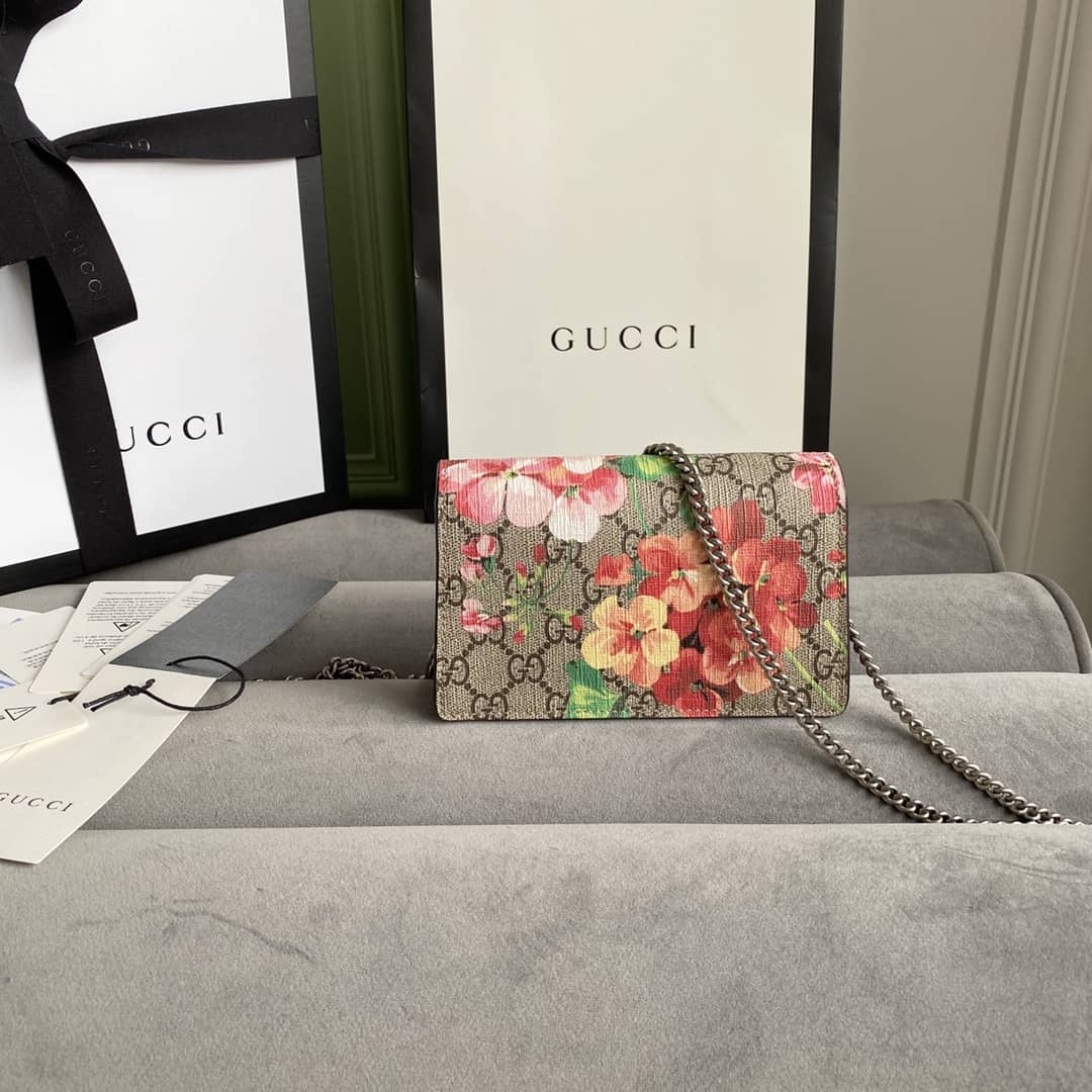 Best Replica Gucci Dionysus GG Supreme Super Mini Bag Replica Brown Red 476432 - Colareps