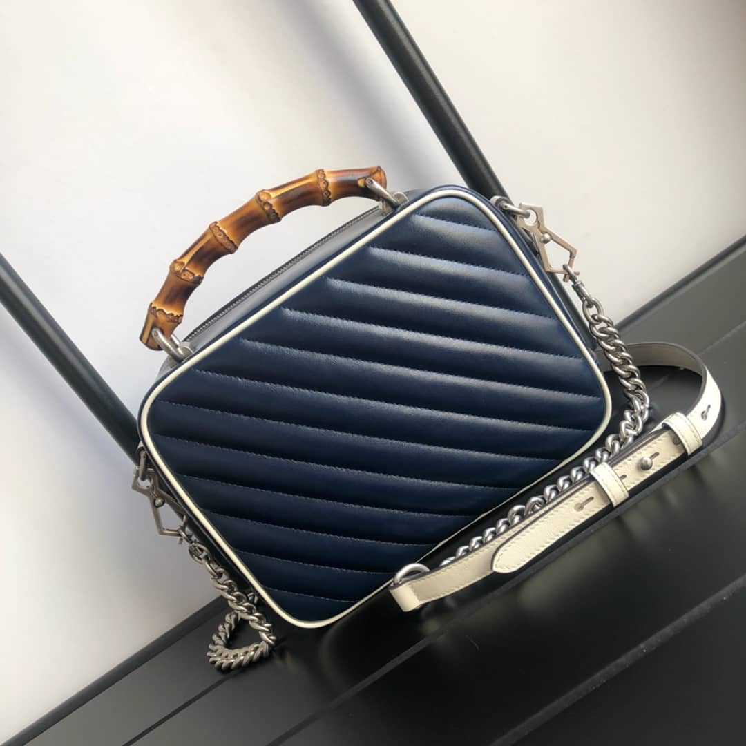 Best Replica Gucci Bamboo Handle Marmont Shoulder Bag Replica 602270 - Colareps
