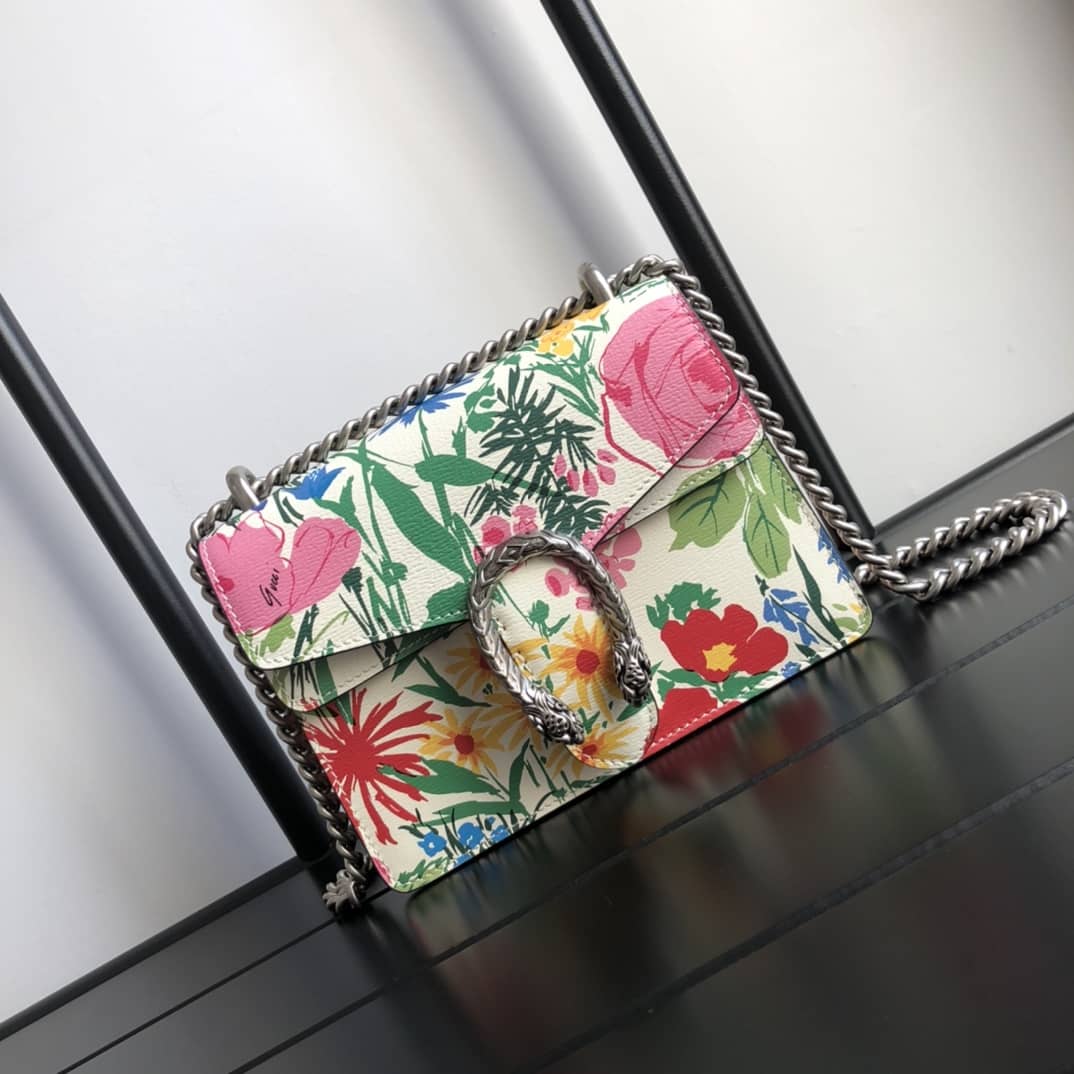 Best Replica Gucci GG Supreme Dionysus 2way Mini Chain Shoulder Bag Replica Colorful 421970 - Colareps