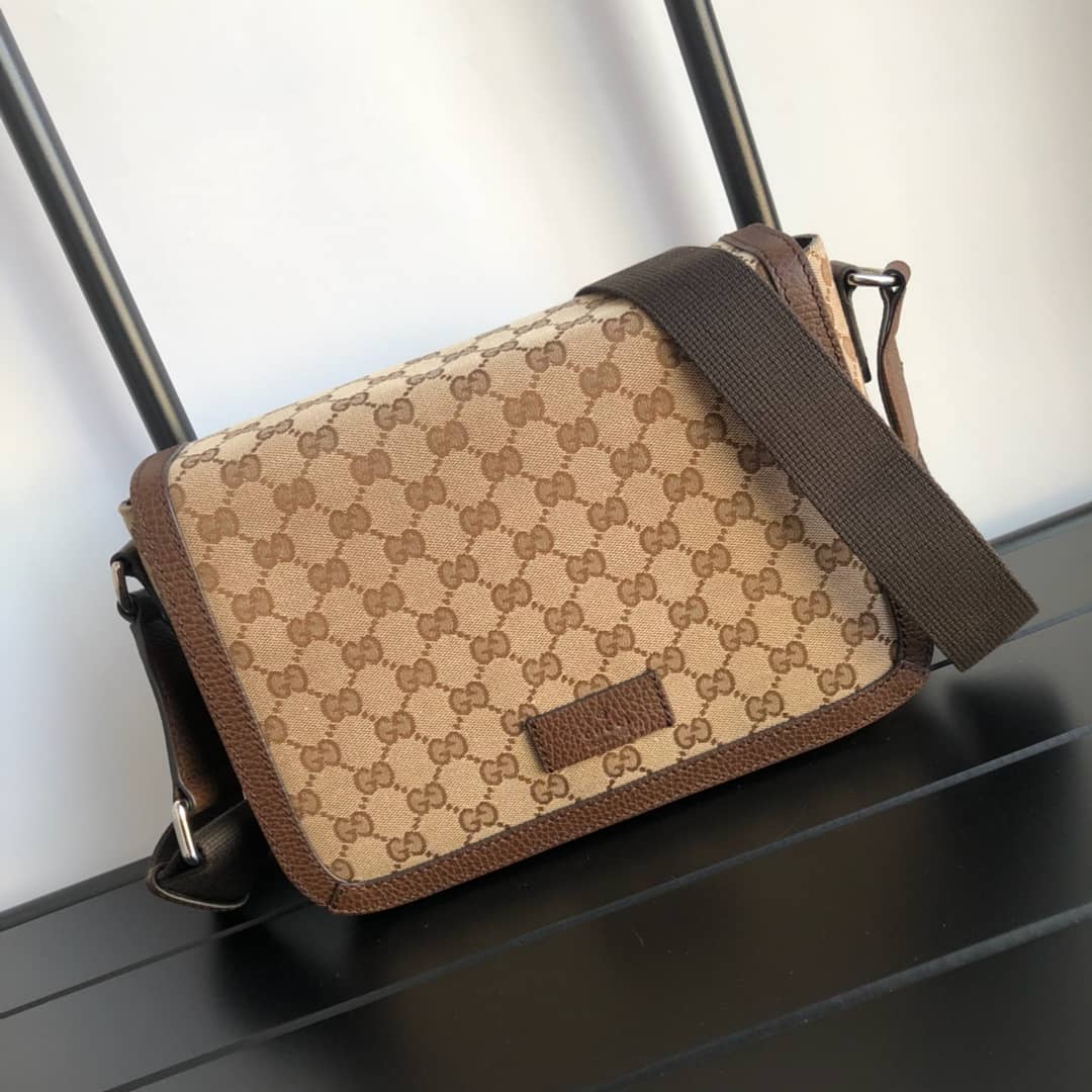 Best Replica Gucci GG Guccissima Medium Canvas Crossbody Bag Replica 449172 - Colareps