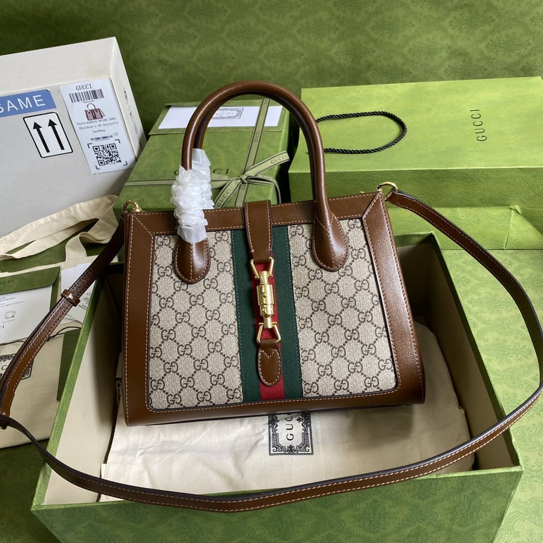 Best Replica Gucci Jackie 1961 Medium Tote Replica 649016 - Colareps