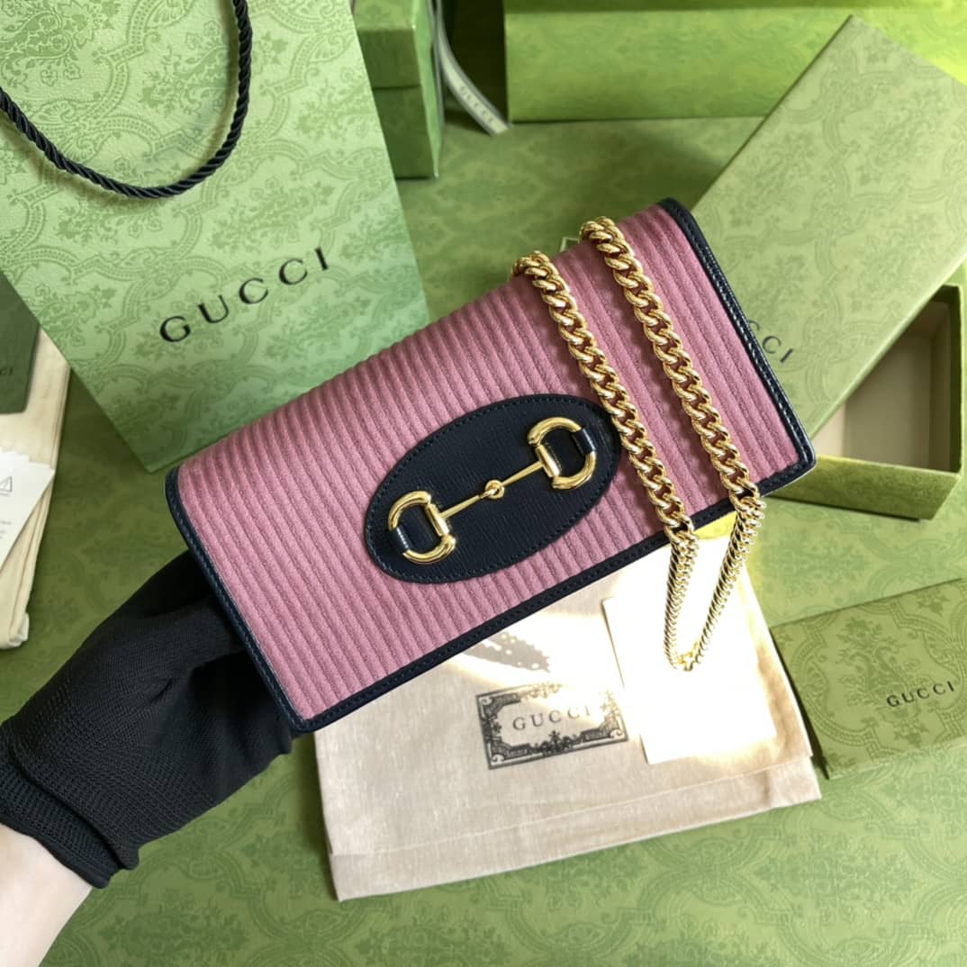 Best Replica Gucci 1955 Horsebit Chain Wallet Replica 621892 - Colareps