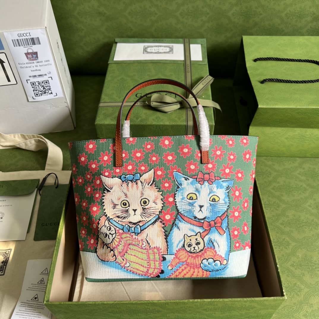 Best Replica Gucci Children Cat Tote 410812 Replica Bag - Colareps
