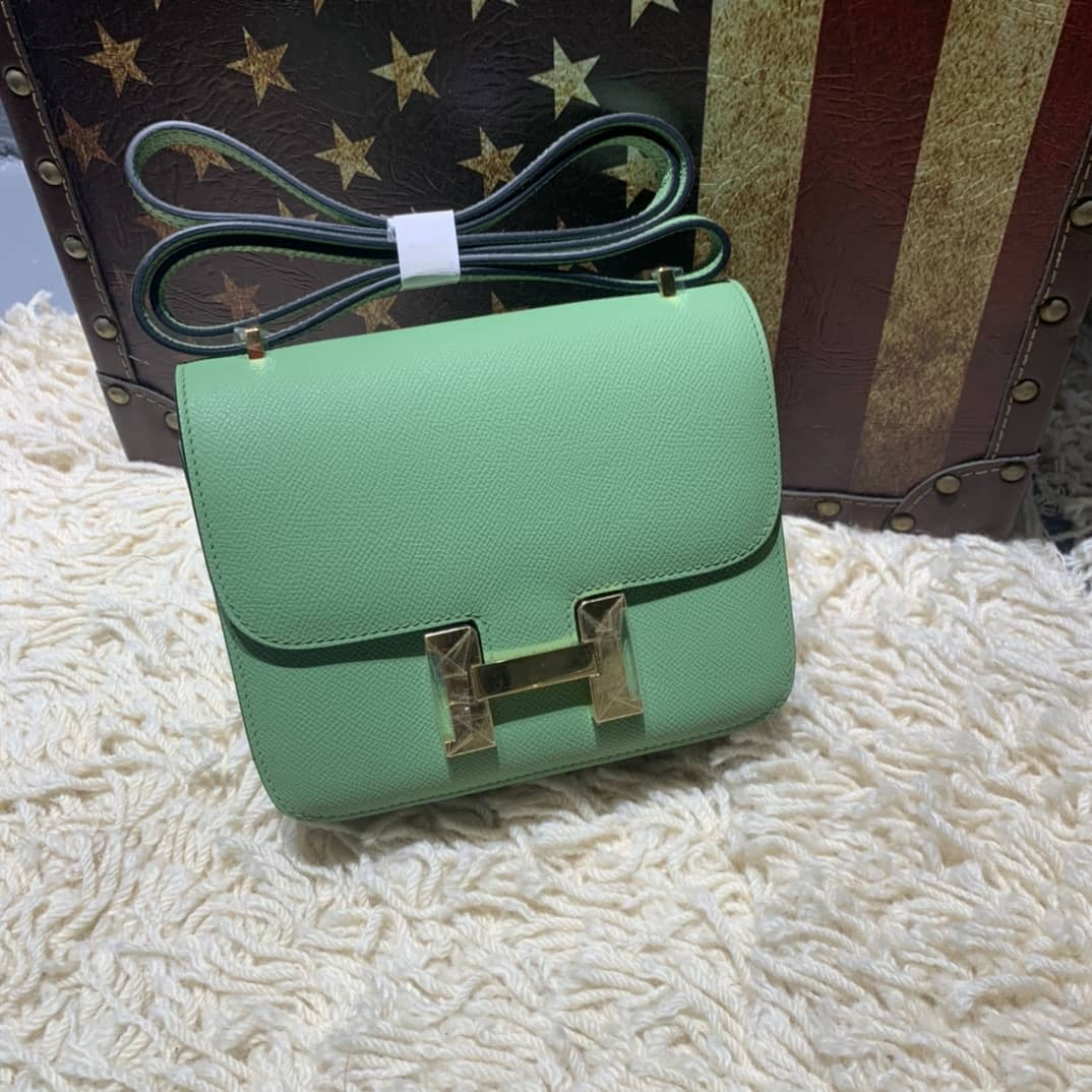 Best Replica Hermes Replica Constance Bag 18CM Epsom Leather - Colareps