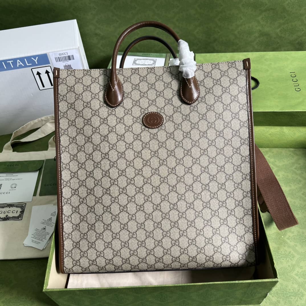 Best Replica Gucci Interlocking G Medium Tote Replica 674155 - Colareps