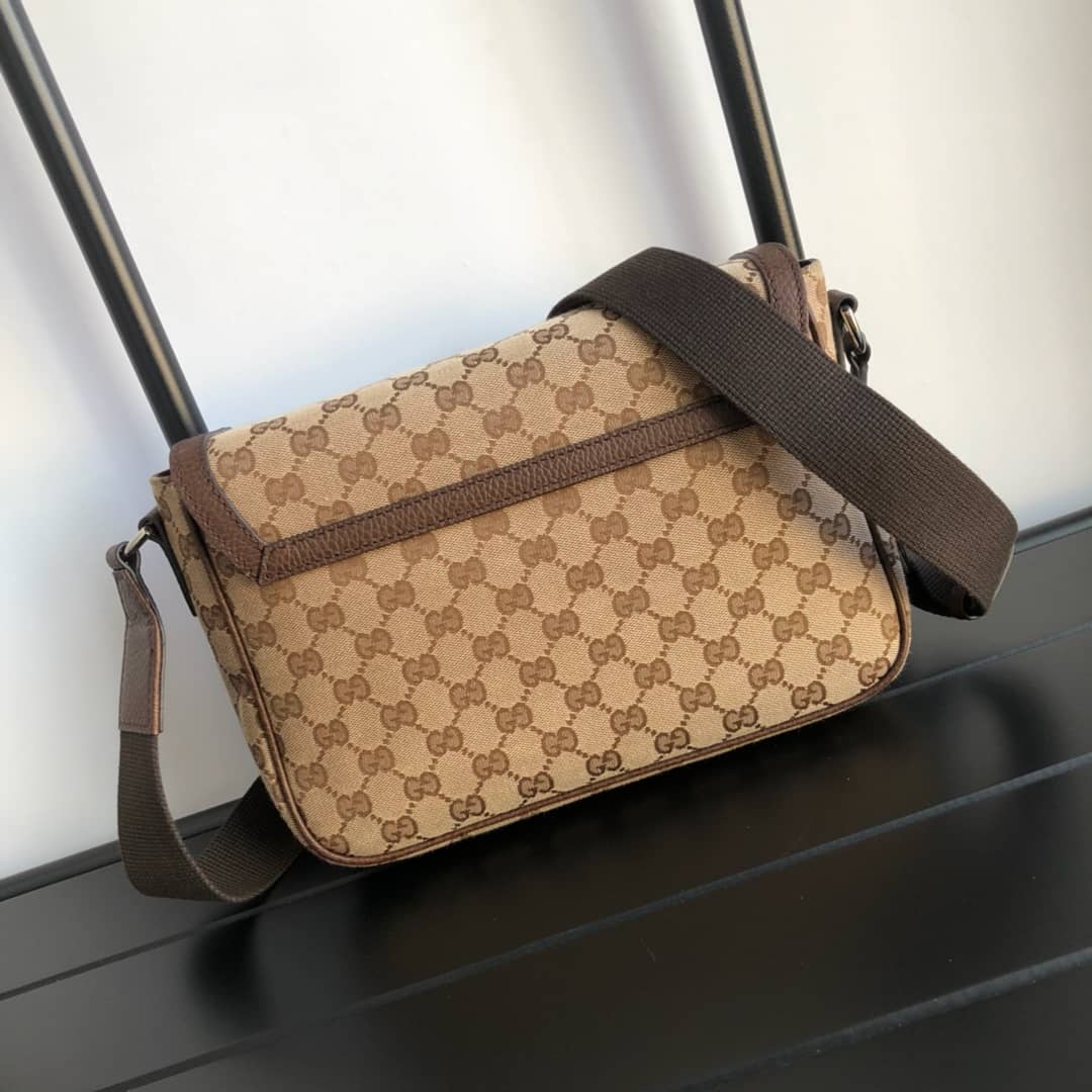 Best Replica Gucci GG Guccissima Medium Canvas Crossbody Bag Replica 449172 - Colareps