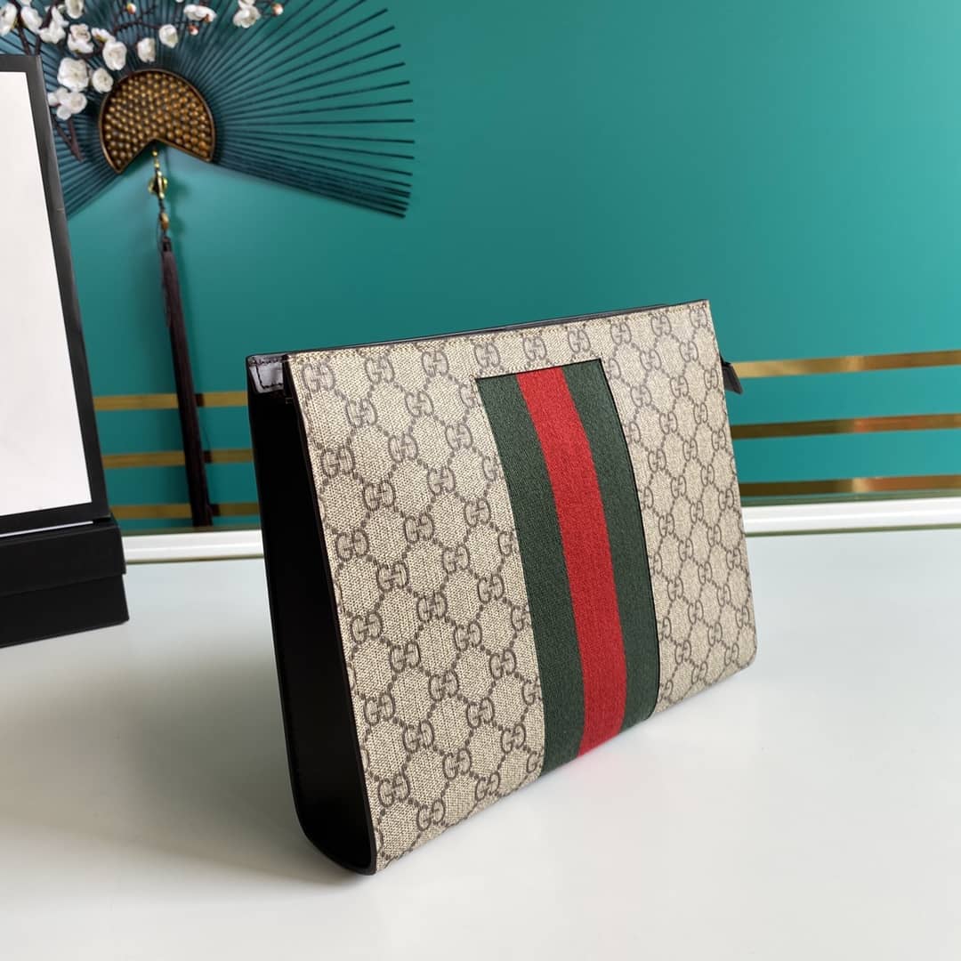Best Replica Gucci Purse Dupes Webbing Line GG Supreme 475316 - Colareps
