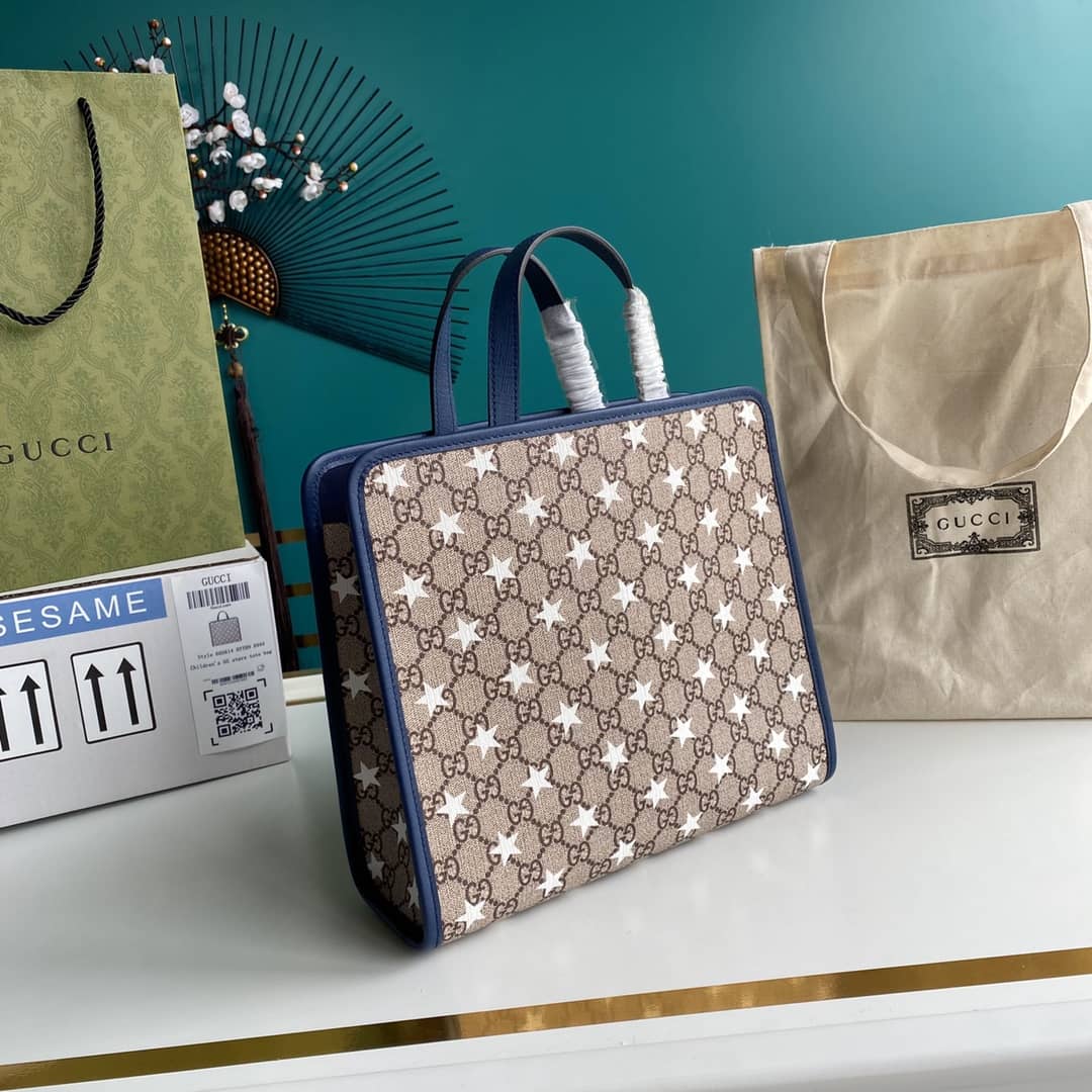 Best Replica Gucci GG Printed Multicolor Kids Girl Tote Replica 605614 - Colareps