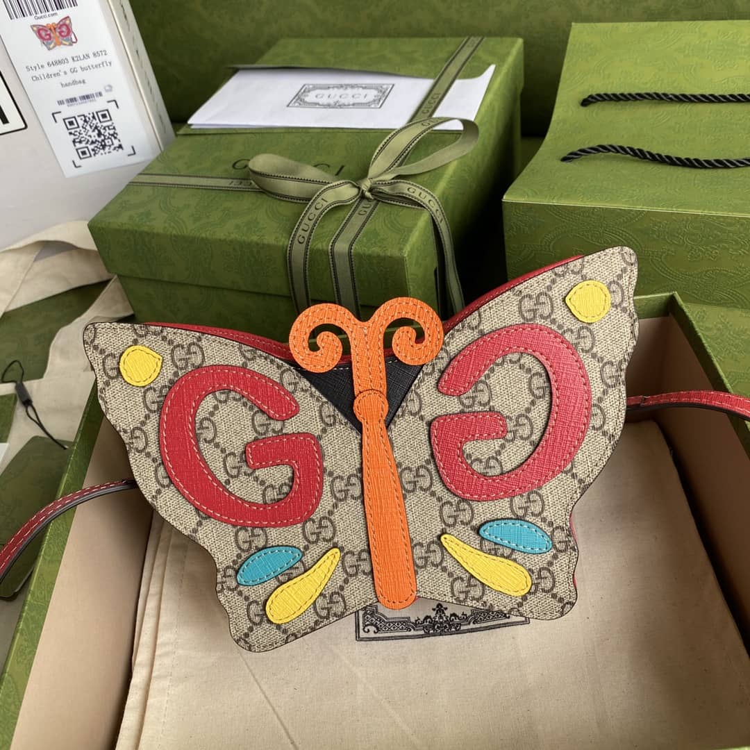 Best Replica Gucci GG Children Butterfly Bag Replica 648803 - Colareps