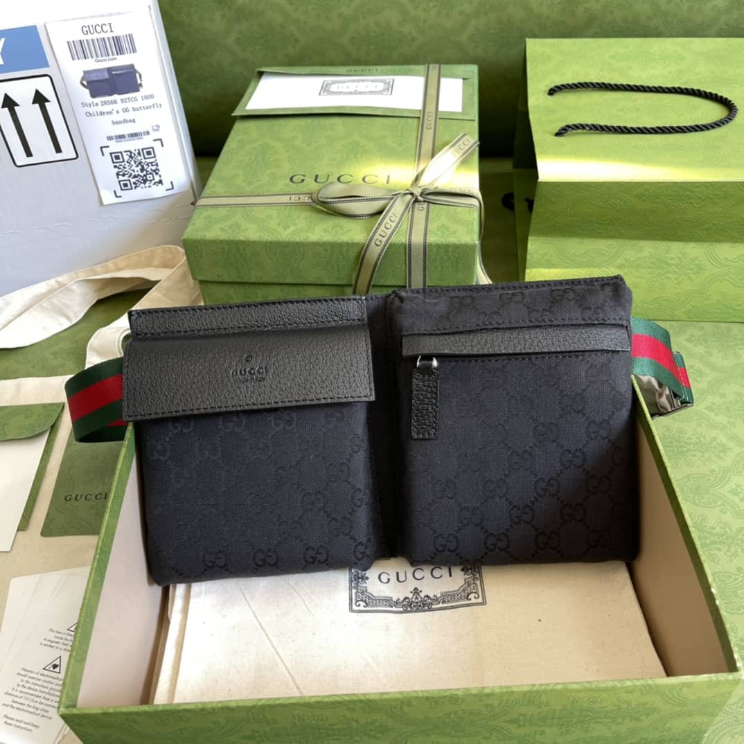 Best Replica Gucci GG Canvas Waist Crossbody Belt Bag Replica 28566 - Colareps