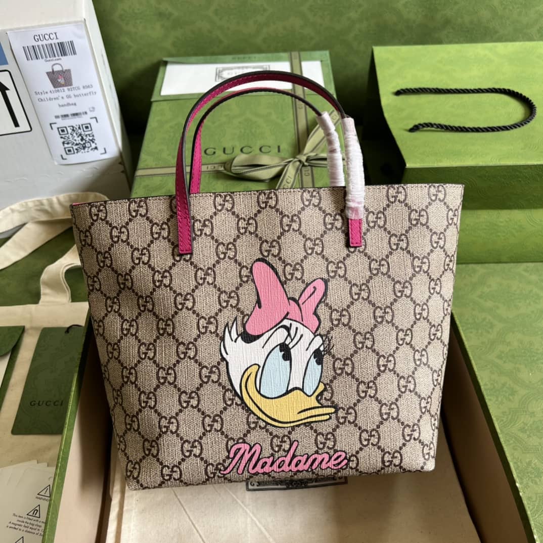 Best Replica Gucci Kid Donald Duck Tote 410812 Replica Bag - Colareps