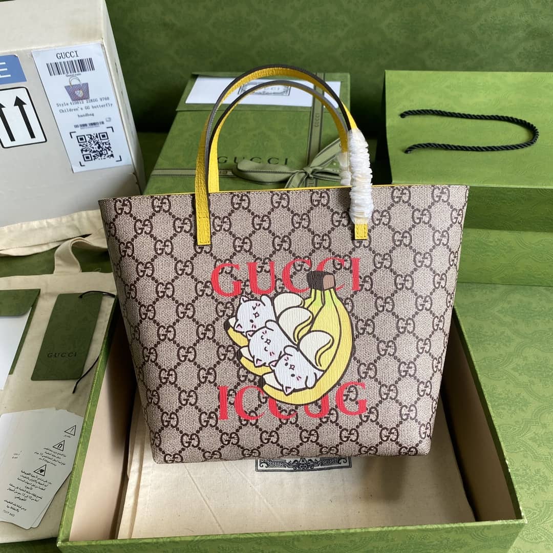 Best Replica Gucci Children GG Supreme Tote Replica 410812 - Colareps