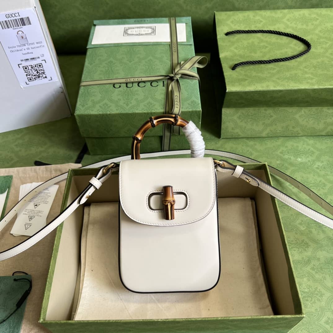 Best Replica Gucci Bamboo Mini Crossbody Handbag 702106 Replica - Colareps
