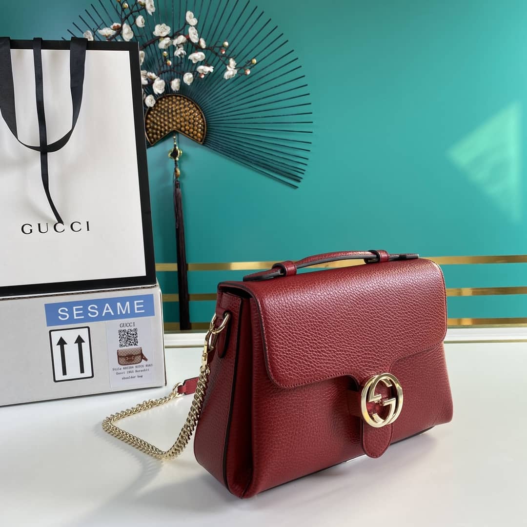 Best Replica Gucci Interlocking G Chain Shoulder Bag Replica 510302 - Colareps