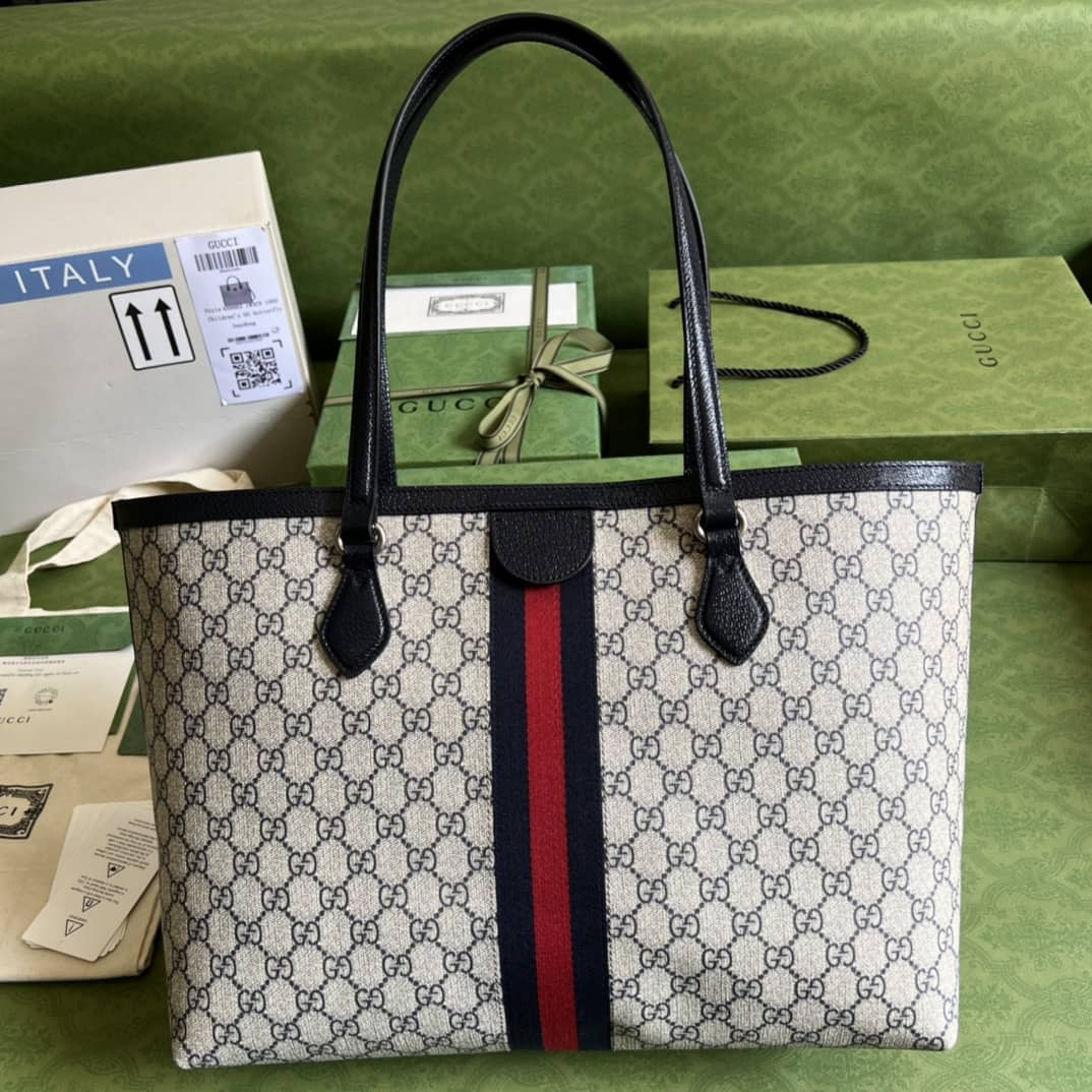 Best Replica Gucci Medium Ophidia Canvas Tote 631685 Replica - Colareps