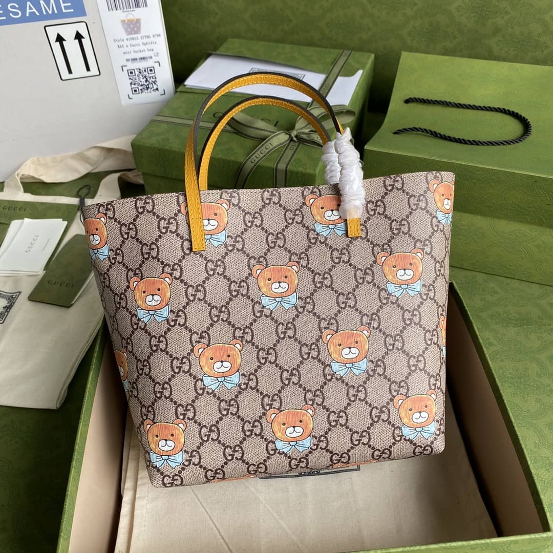 Best Replica Gucci Children GG Supreme Tote Replica 410812 - Colareps