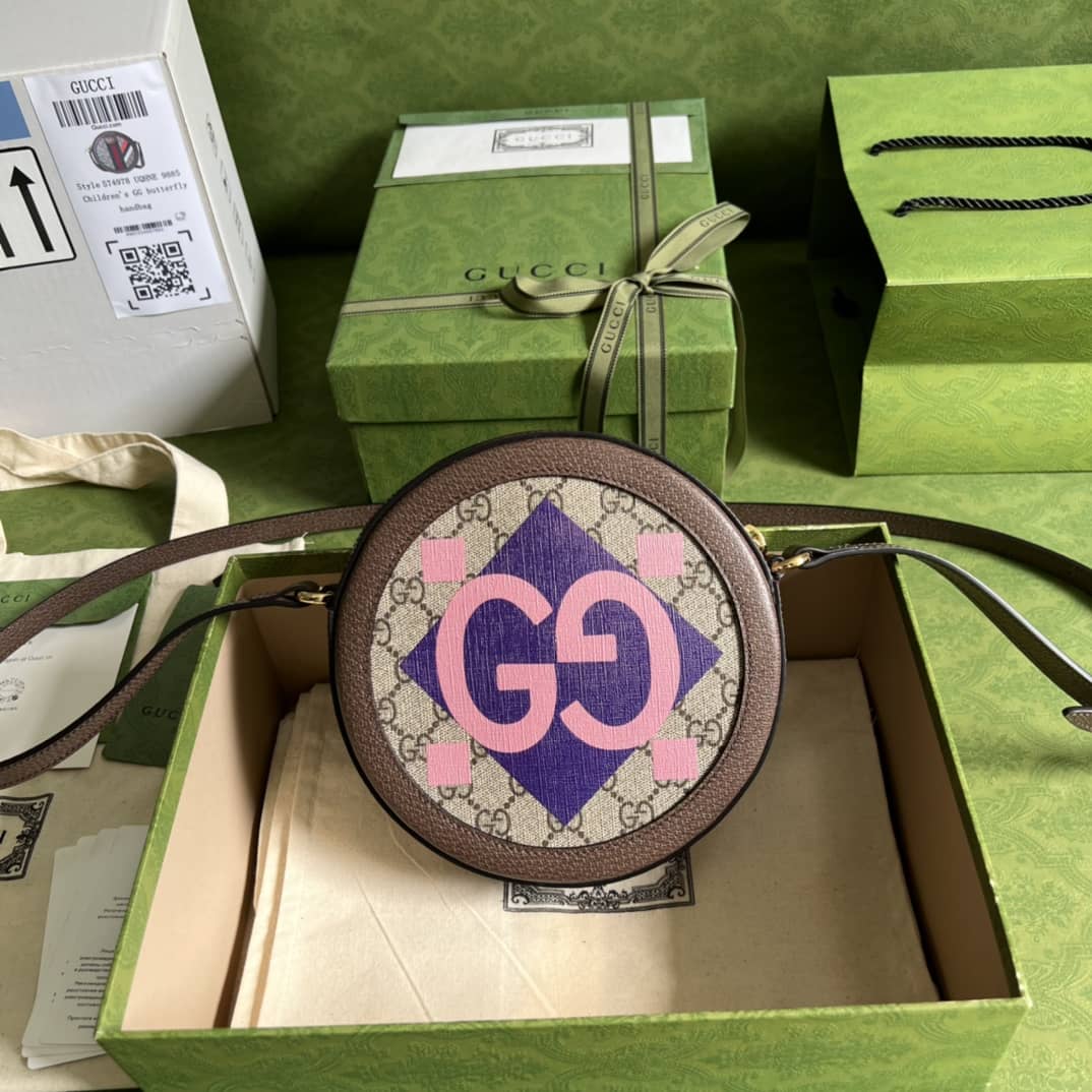 Best Replica Gucci GG Round Crossbody Bag Replica 574978 - Colareps
