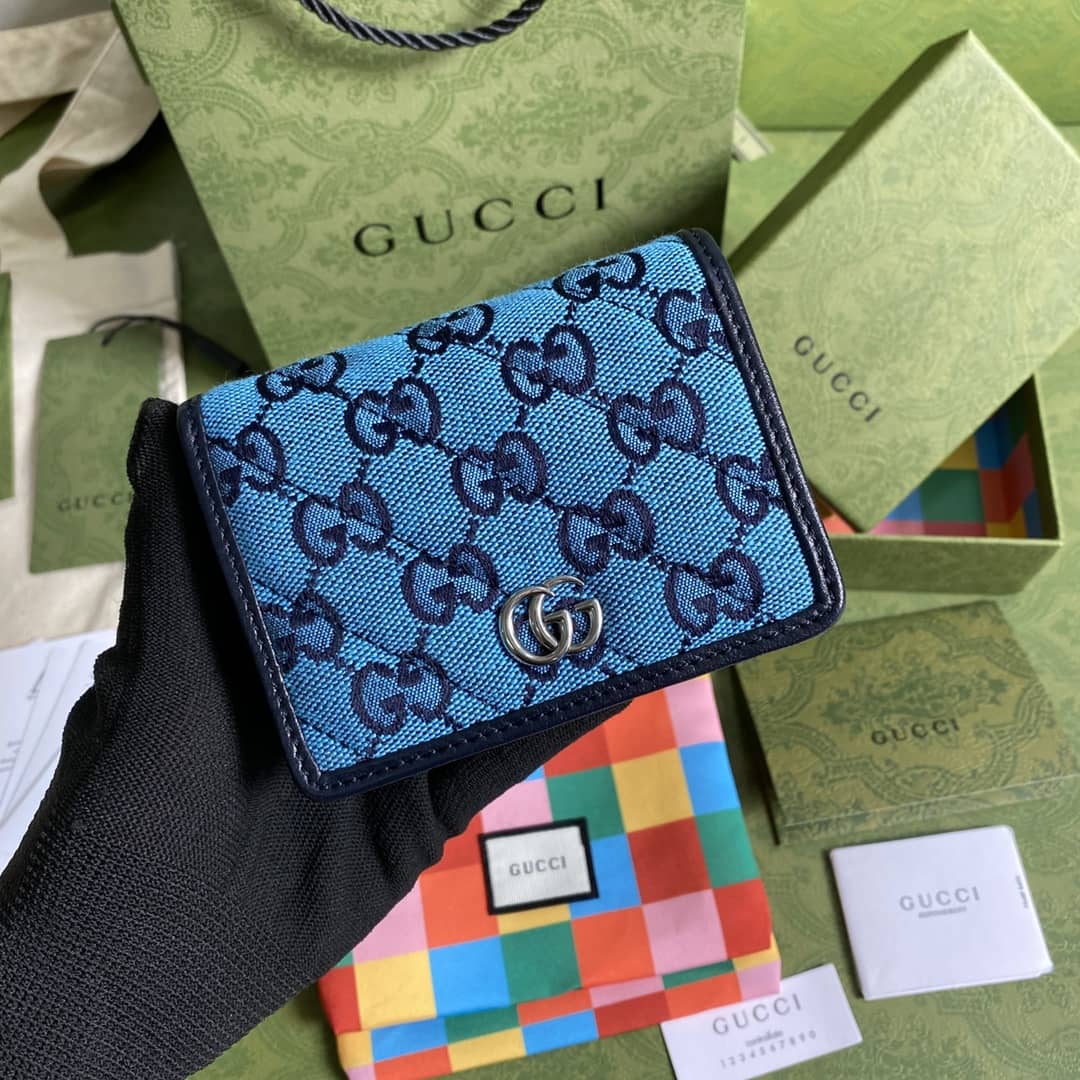 Best Replica Gucci GG Marmont Card Case Replica 466492 - Colareps