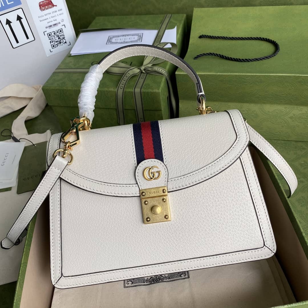 Best Replica Gucci Ophidia Web Small Top Handle Bag Replica 651055 - Colareps