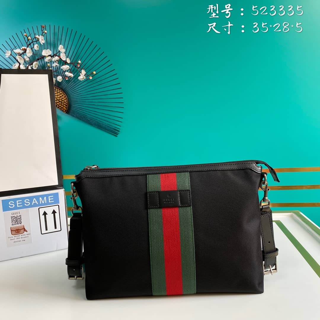 Best Replica Gucci Supreme GG Messenger Bag Replica 523335 - Colareps